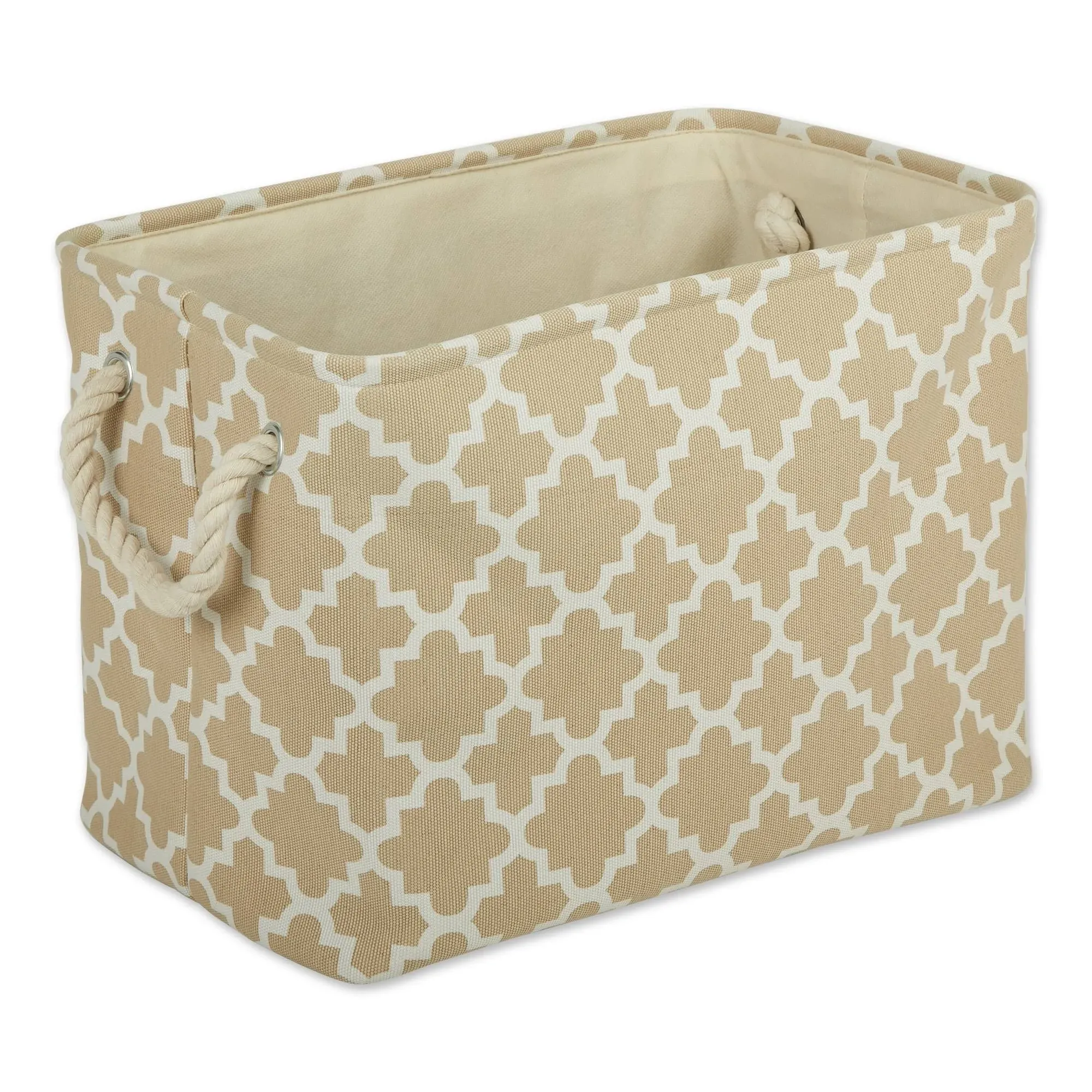 DII® Medium Rectangle Polyester Lattice Bin