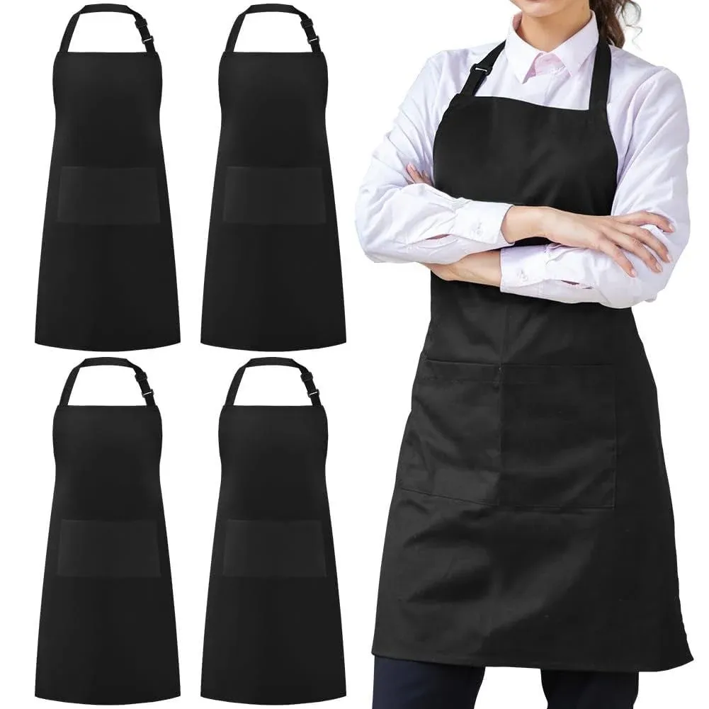 Chef Apron Hat Set Chef Hat And Kitchen Adult Adjustable Baker Costume Apron For