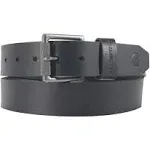 Men's Carhartt Bridle Leather Roller Buckle Belt Black