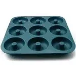 Large Professional Grade Donut Pan for Baking 9 Cavity Non-Stick Bagel Pan Silicone Donut Mold BPA Free 11.2 x 11.1 Inches