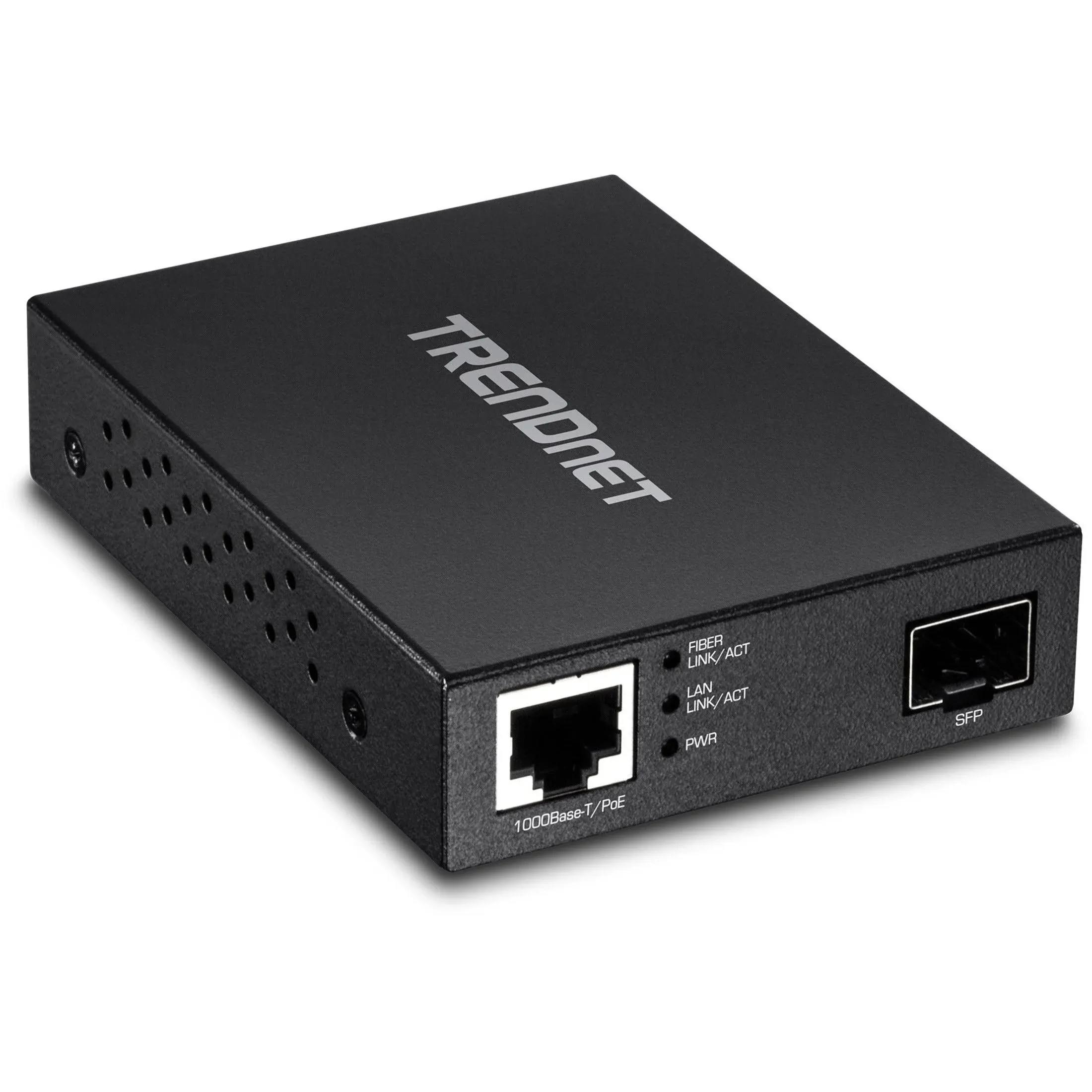 TRENDnet TFC-PGSFP Gigabit PoE PD SFP Fiber Media Converter