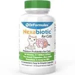 DrFormulas Nexabiotic For Cats, Premium Cat Probiotics, 30 Capsules, Exp 11/24