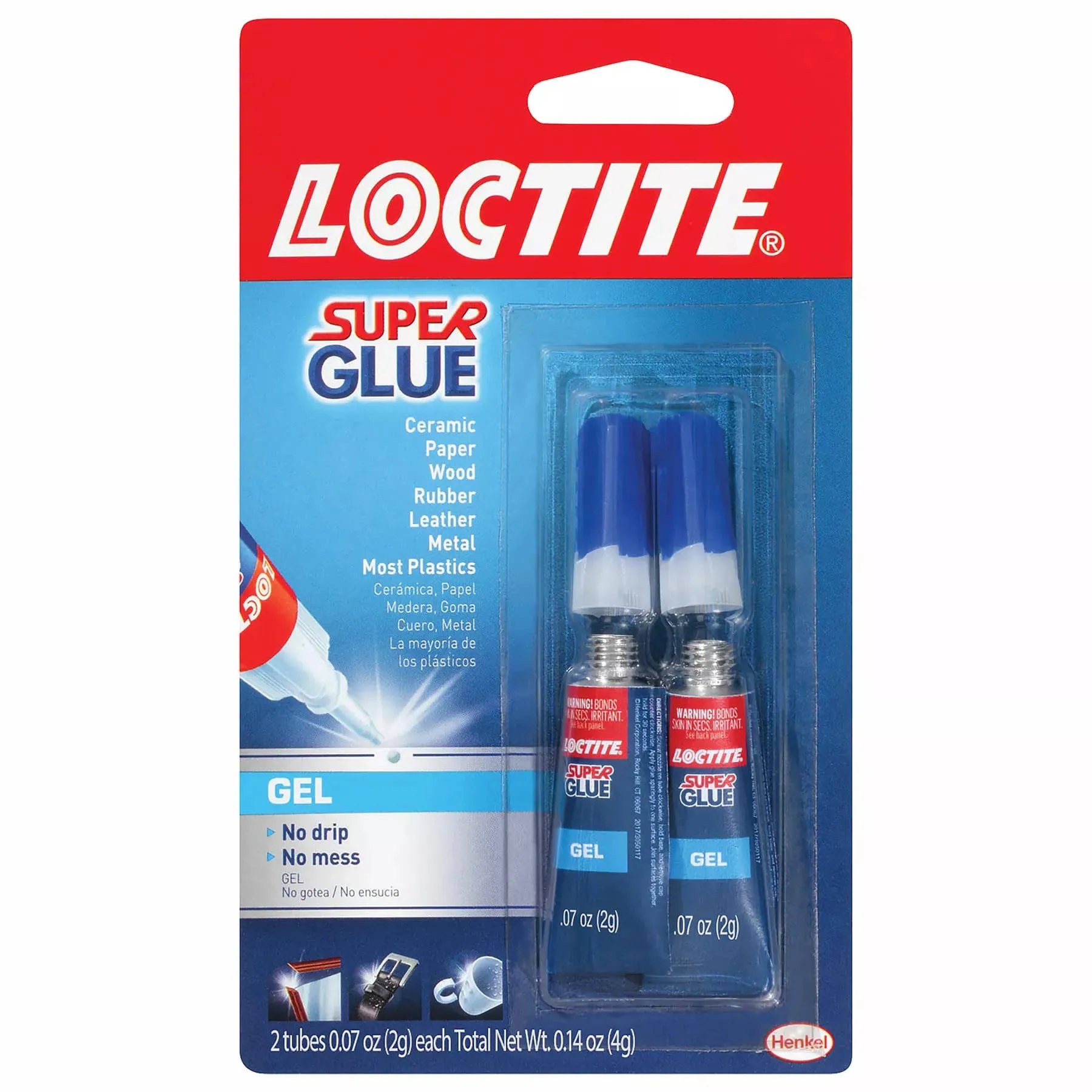 Loctite 1399965 2g Super Glue Gel 2 Pack