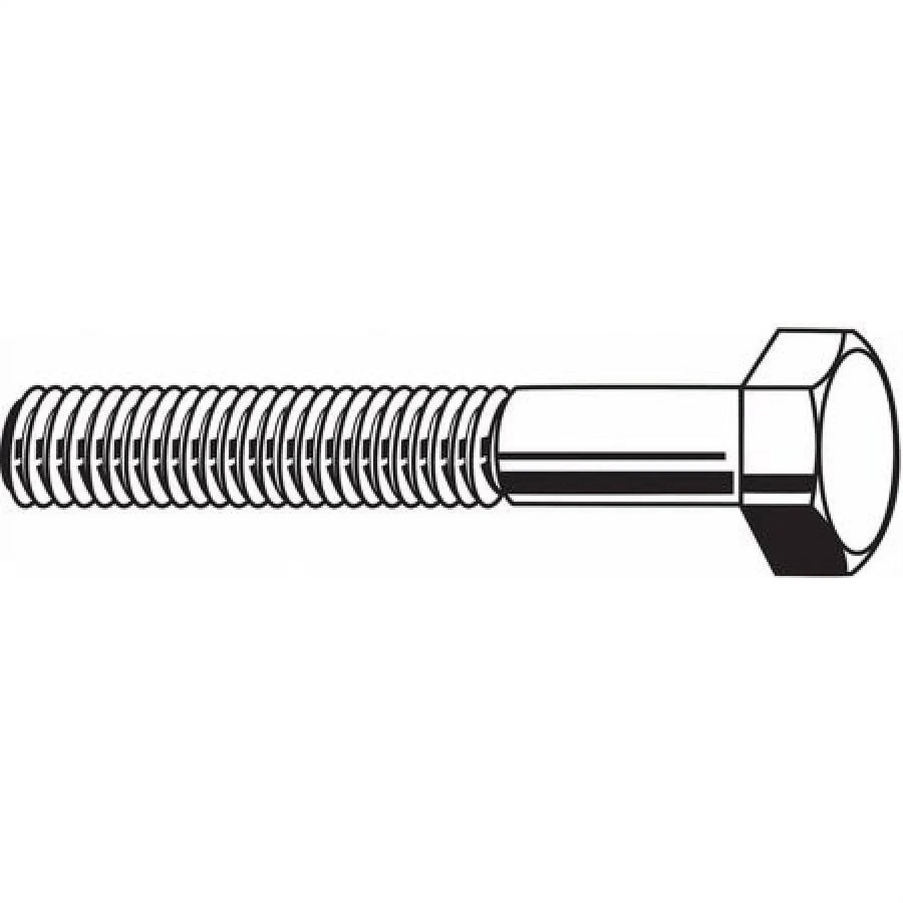 HILLMAN FASTENERS 220328 Hex Cap Screws, 5/8-11 x 2.5-In., 25-Ct  pack of 25