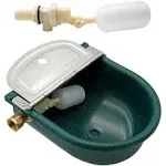 MINYULUA Automatic Livestock Waterer with 2 Valve Float and Brass Connector ...