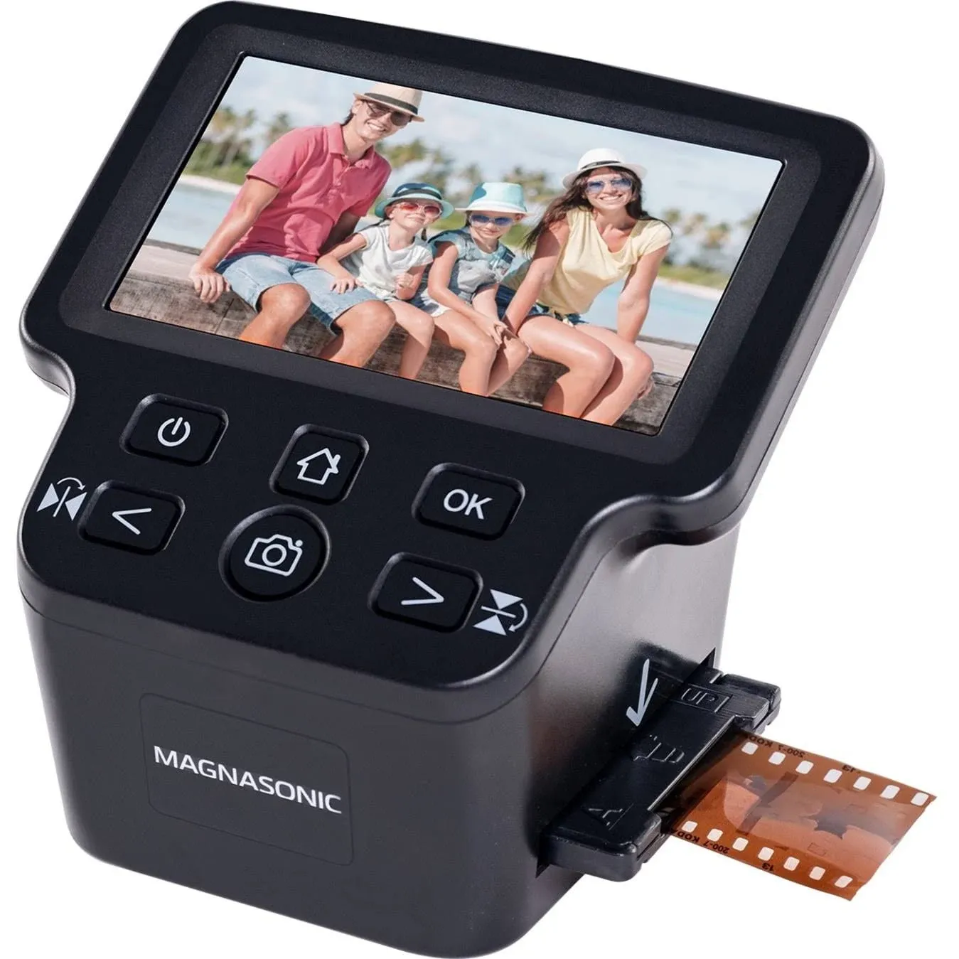 Magnasonic All-In-One 24MP Film Scanner with Large 5" Display & Hdmi, Converts ...