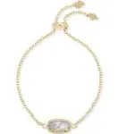 Kendra Scott Elaina Adjustable Chain Bracelet for Women, Fashion Jewelry, Gold-Plated