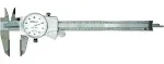 Mitutoyo 505-738 0-6" Dial Caliper w/White Dial & Carbide Jaws