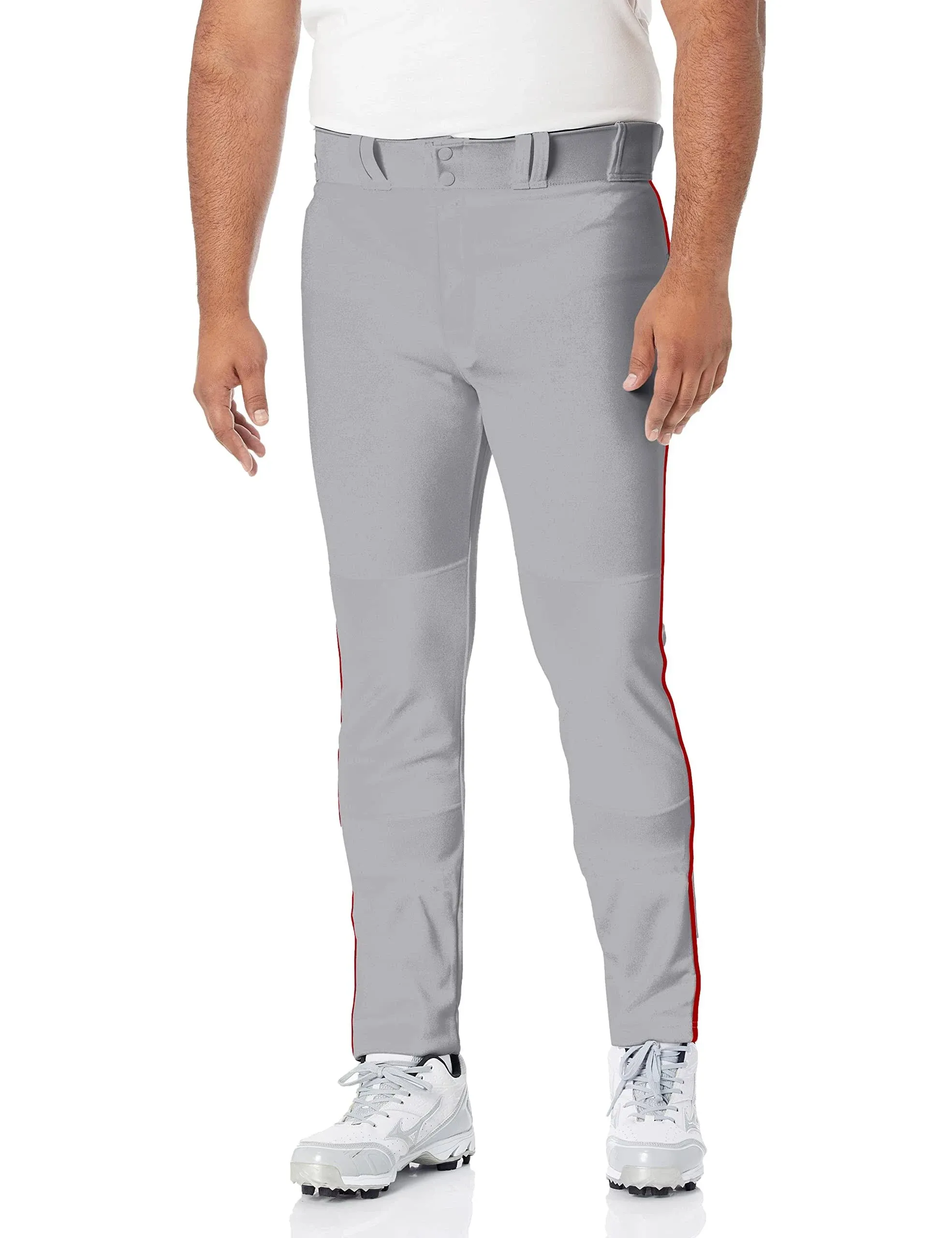 Easton Rival+ Baseball Pant | Full Length/Semi-Relaxed Fit | Adult Sizes | Solid & Piped Options