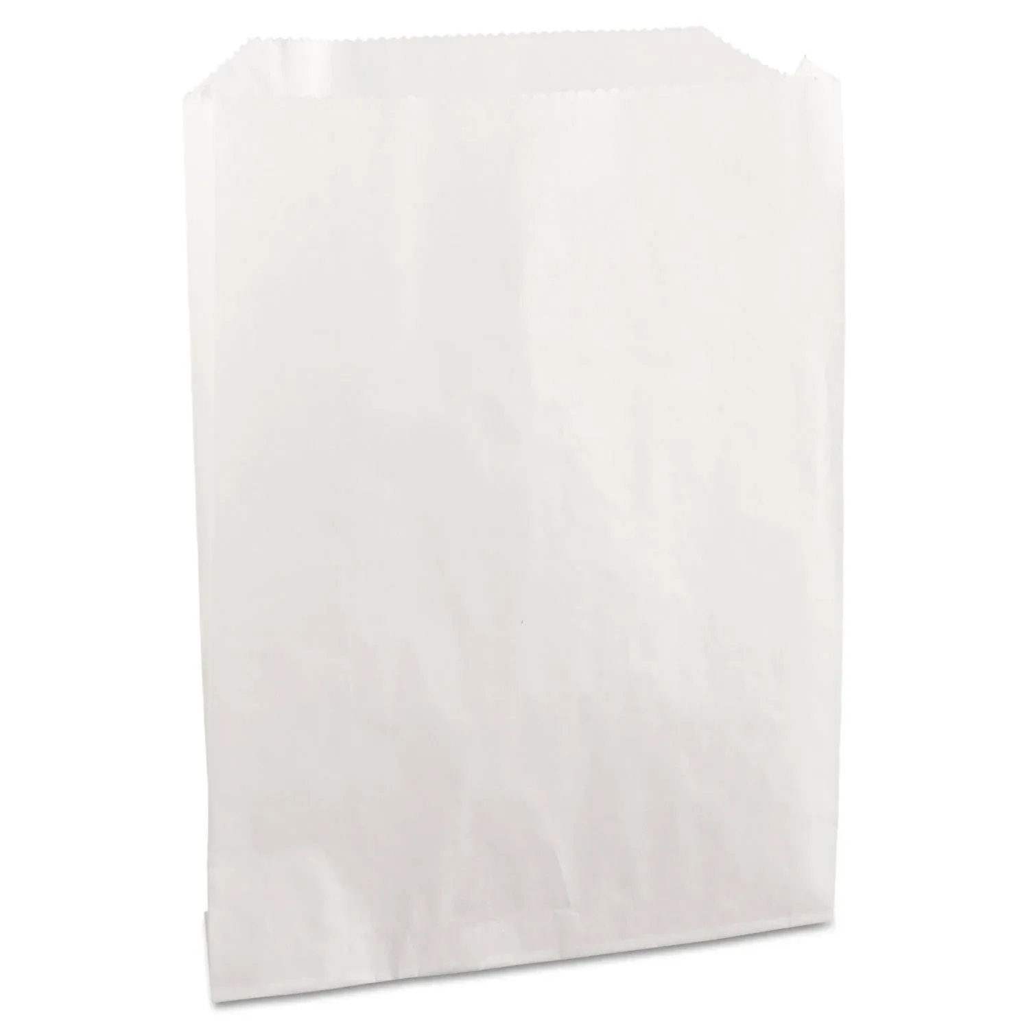 Bagcraft 450019 Grease-Resistant 6 in. x 7.25 in. Single-Serve Bags - White (2000/Carton)