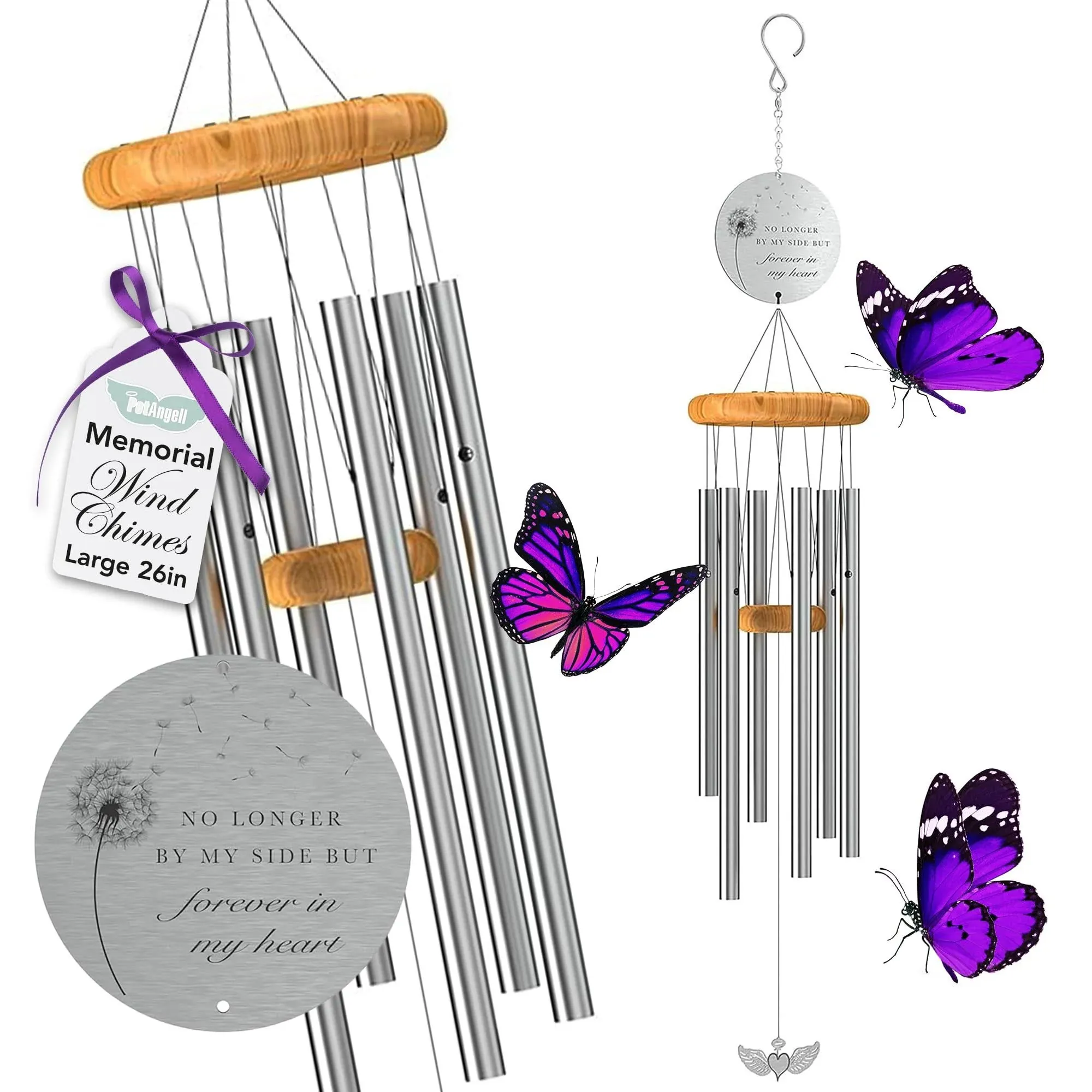 Memorial Wind Chimes for Loss of Loved One - Sympathy Wind Chimes Wind Chimes...