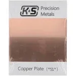 K &amp; S 6605 Copper Etching Plates, 0.050&#034; Thick x 9&#034; Wide x 12&#034; Long, 1 Piece,...