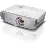 BenQ - HT2150ST 1080p Short Throw Home Theater Projector, 2200 Lumens, Low Input Lag - White/Silver