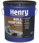 Henry Smooth Black Asphalt Cold-Ap Roof And Lap Adhesive 4-3/4 gal