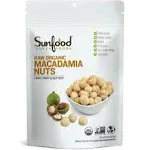 Sunfood Macadamia Nuts - 8oz - Organic - Raw