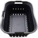 42L Collapsible Plastic Laundry Basket - Foldable Pop Up Storage Container/Or..<wbr/>.