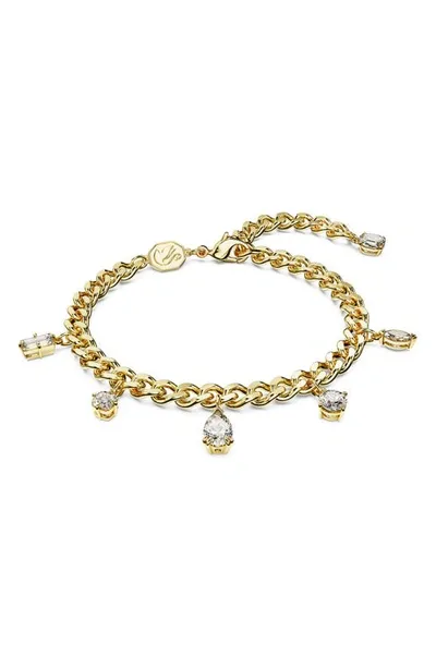 Shop Swarovski Women's Dextera Goldtone &  Crystal Bracelet