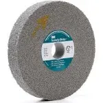 Scotch-Brite EXL Deburring Wheel, 6 in x 1 in x 1 in 8S Fin