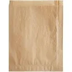 6.5 x 1 x 8&quot; EcoCraft Kraft Paper Sandwich &amp; Pastry Bags | 2000 count