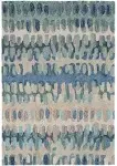 Dash and Albert Rugs Paint Chip Blue Hand Micro Hooked Wool Rug