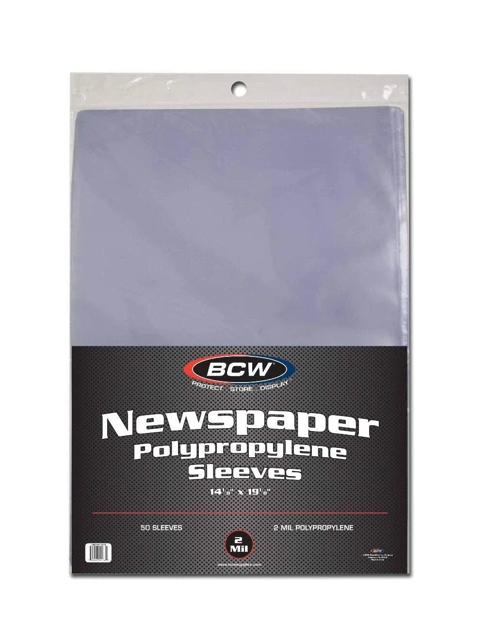 BCW Newspaper Sleeves