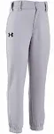 Boys' Under Armour Baseball Pants 6 Aluminum