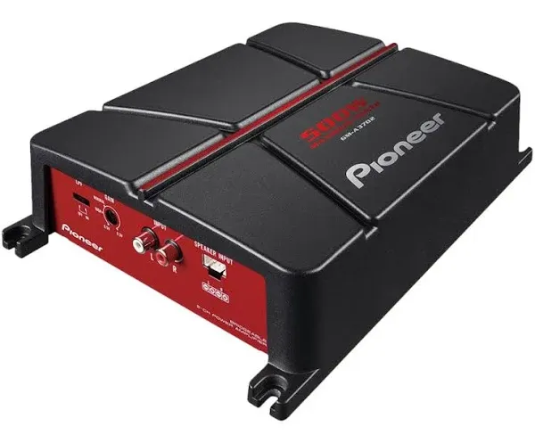 Pioneer GM-A3702 500W Peak (190W RMS) 2-Channel A Series Bridgeable Class AB 2-Ohm Stable Car Amplifier