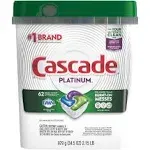 Cascade Platinum Plus Dishwasher Detergent Action Pacs, Fresh scent, 81 ct.