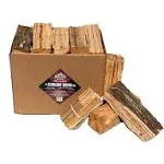 Smoak Firewood 12inch Length Premium Cooking Wood & Firewood Logs - Used for Grills, Smokers, Pizza ovens, stoves, firepits or fireplaces - USDA Certified Kiln Dried (RED Oak 12in pieces (45-50lbs))