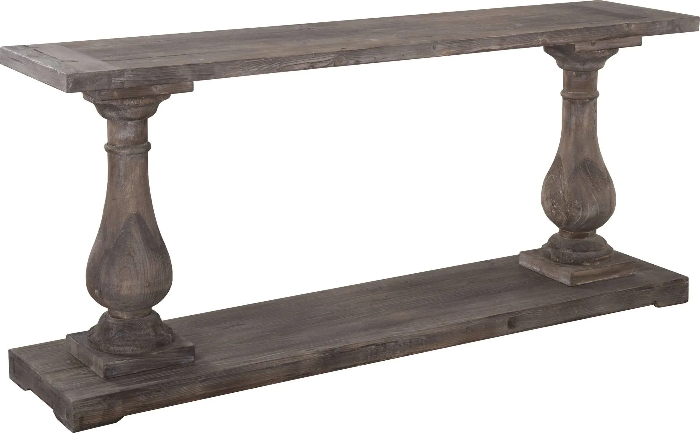 Kosas Home Carolina Console Tables, Rustic Brown Finish