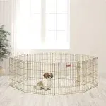 Midwest Gold Zinc Pet Exercise Pen 8 Panels, 24" x 24" 