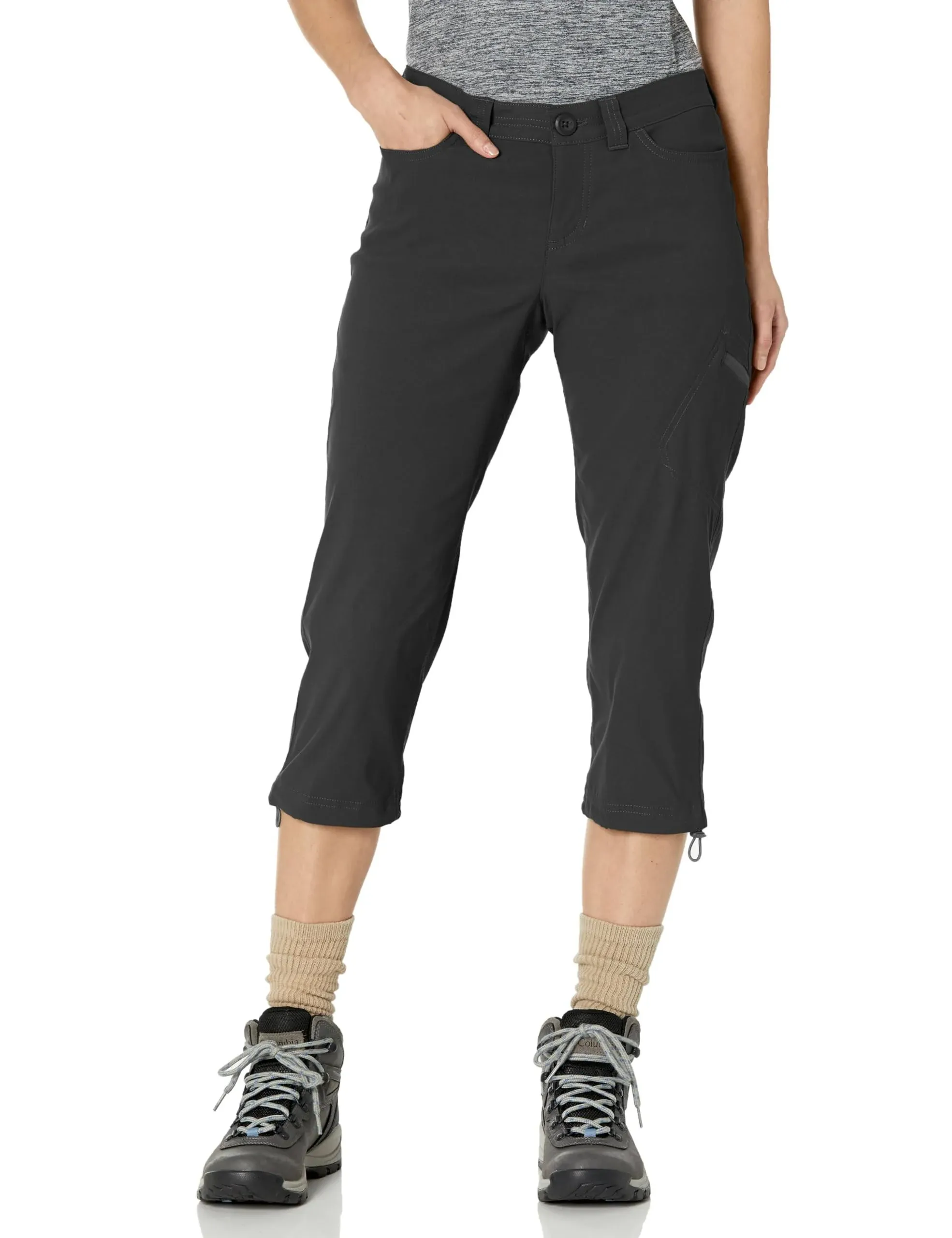 Eddie Bauer Women's Rainier Capris - Black - Size 12