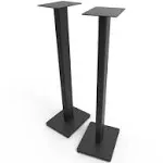 Kanto ST34 Universal Bookshelf Speaker Floor Stand 34 Inch -Pair (Black)