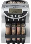 Royal Sovereign Electric USD Coin Counter/Sorter, 2 Rows with Patented Anti-Jam Technology and Value Counting FS2D