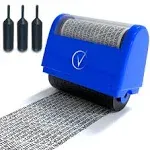 Identity Theft Protection Roller Stamps Wide Kit, Including 3-Pack Refills, E...