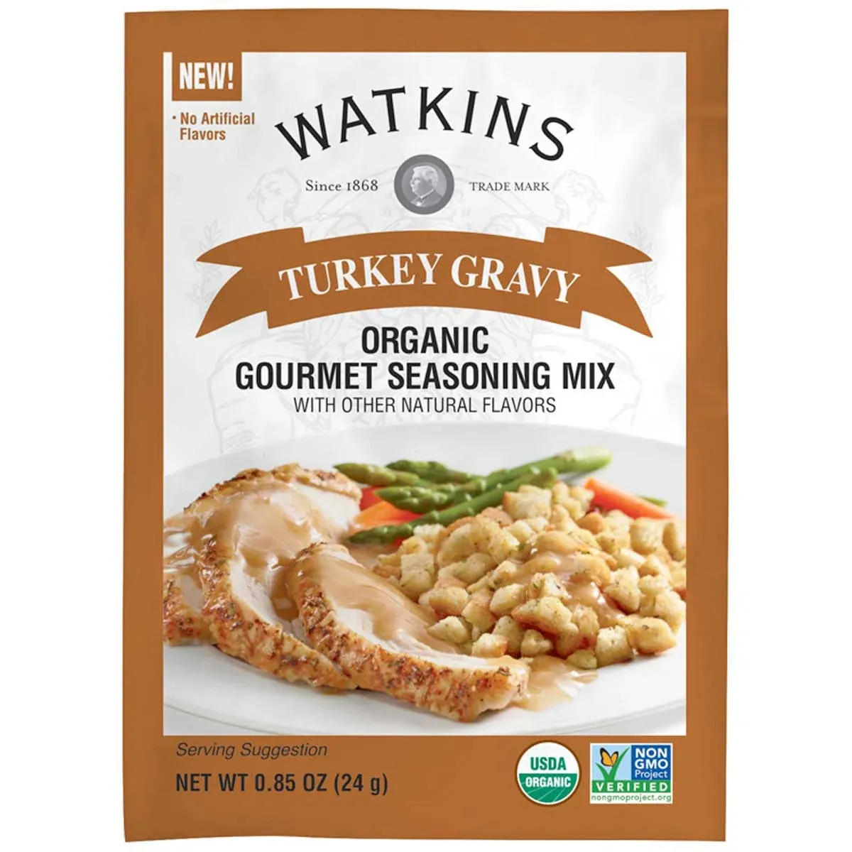 Watkins Gourmet Seasoning Mix, Organic, Turkey Gravy - 0.85 oz