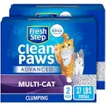 Fresh Step Advanced Clumping Cat Litter Multi-Cat Odor Control