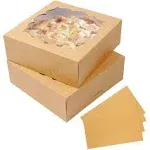 20 Pack Pie Boxes Cake Boxes Bakery Boxes with Window Pastry Boxes for Gift G...