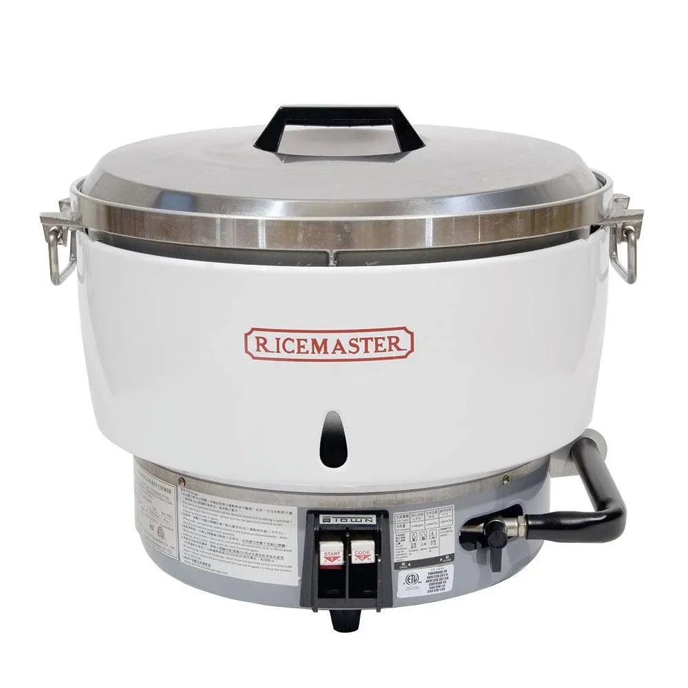 Town Food Service 55 Cup RiceMaster Natural Gas Rice Cooker