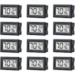 Pgzsy 12 Pack Mini Small Digital Electronic Temperature Humidity Meters Gauge ?