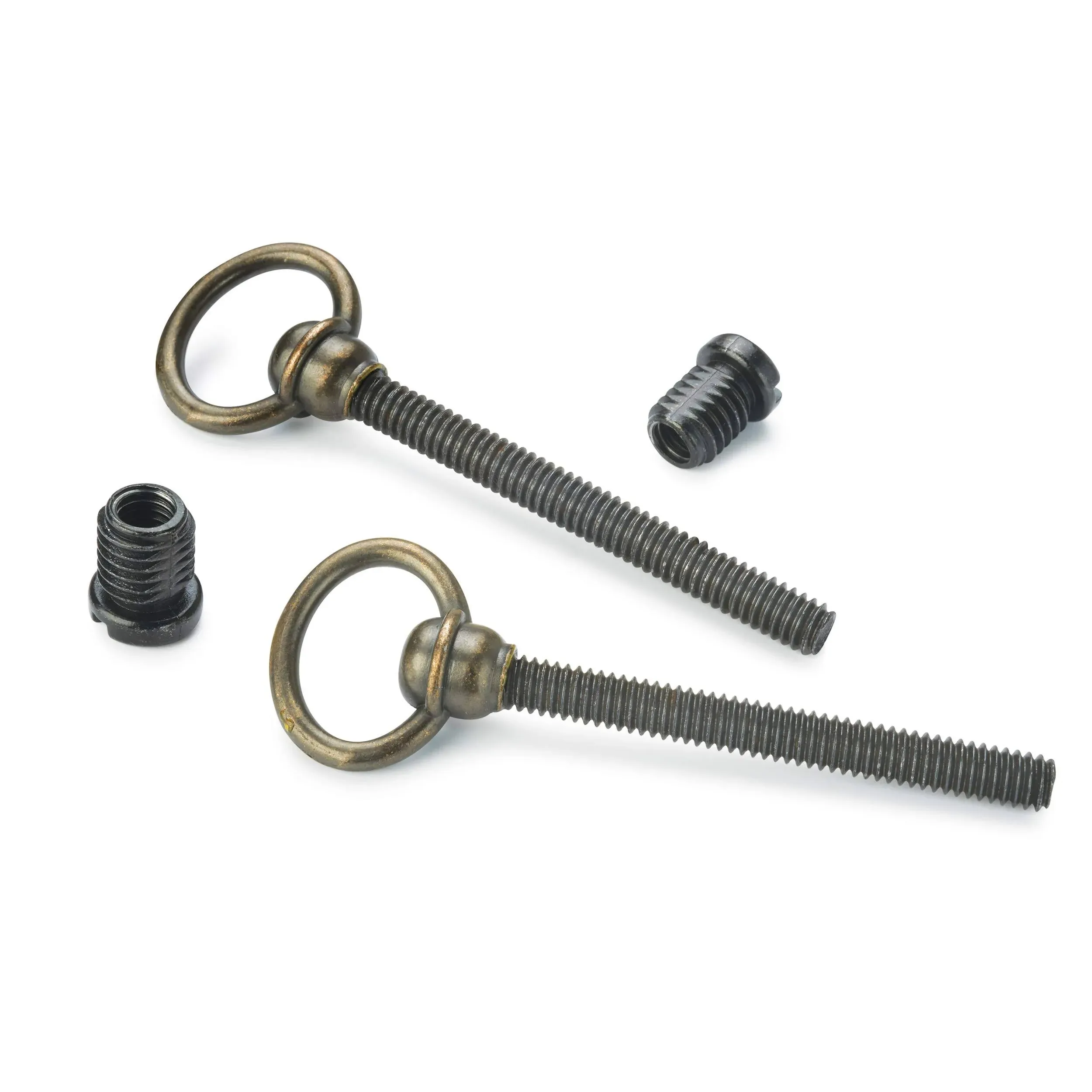 Highpoint Mirror Screws - Antique Brass Pair