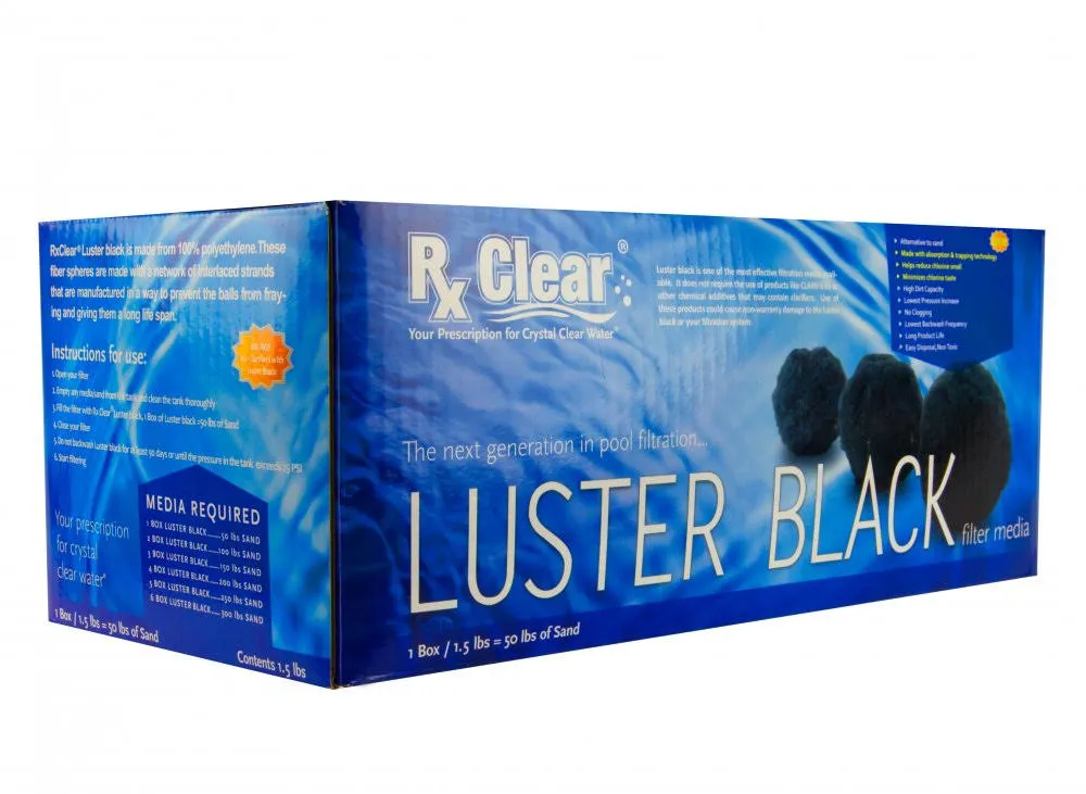 RX Clear Luster Filter Media for Sand Filters - Blue