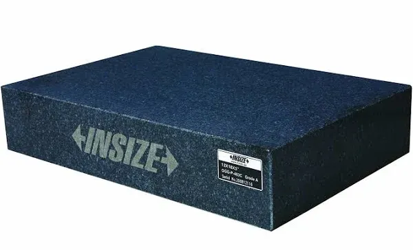 INSIZE 6900-A12 Granite Surface Plate, 18" x 24" x 3", Grade A