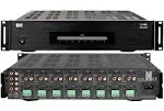 OSD Audio 8 Zone 16-Channel 80W/ Channel Class D Digital Power Amplifier for Home ...