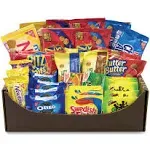 Snack Chest Care Package (40 Count) Variety Snacks Gift Box - College Students ...