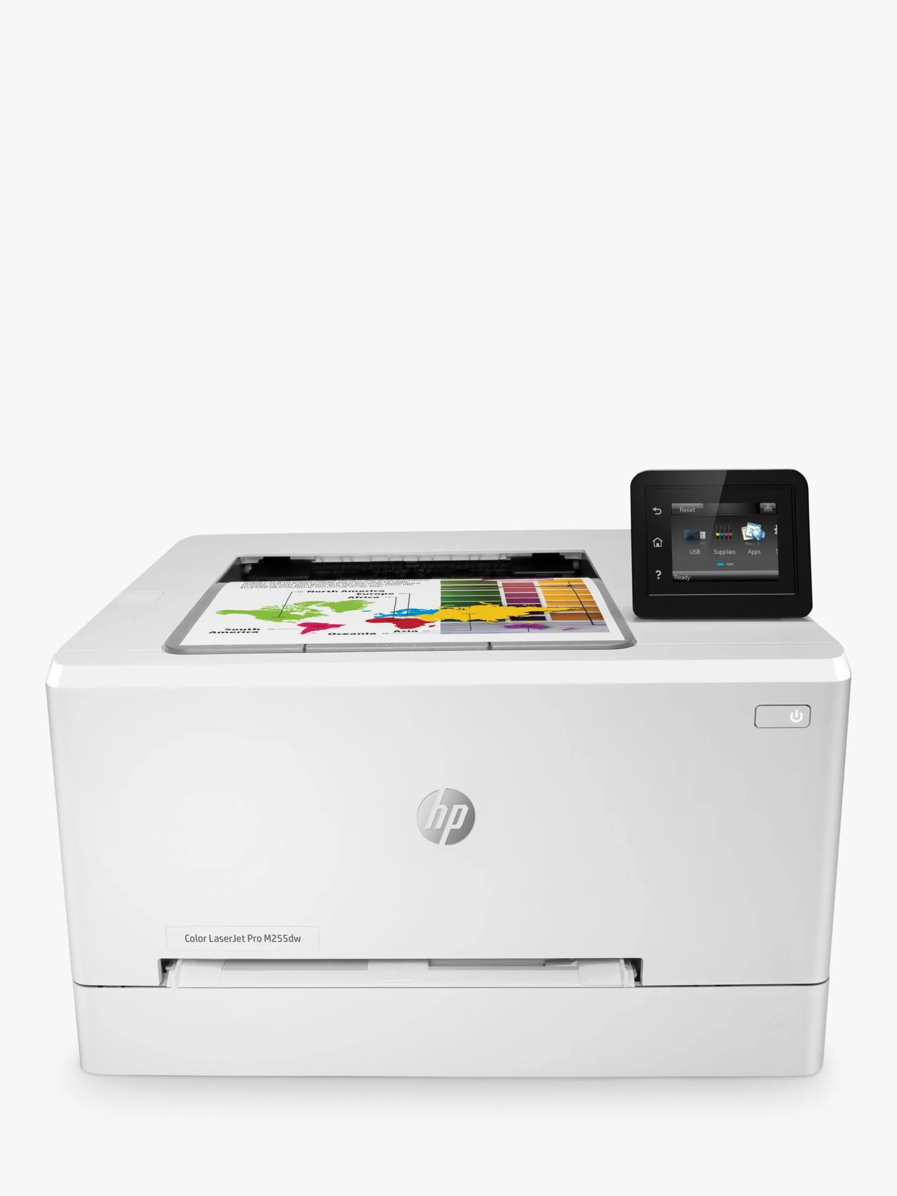 HP Color Laserjet Pro M255dw Wireless Laser Printer, Remote Mobile Print, Duplex Printing (7KW64A), White, One Size (7KW64A#BGJ) (Renewed)