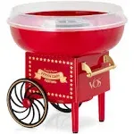 Cotton Candy Machine Kit - Red Retro Cotton Candy Maker, Effortless Home Sugar Candy Maker Machine with Comprehensive User-Friendly Guide, Ideal for Parties & Fun Gatherings