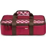 Rachael Ray 5050Rr2583 Burgundy Small Bias Plaid Lasagna Lugger