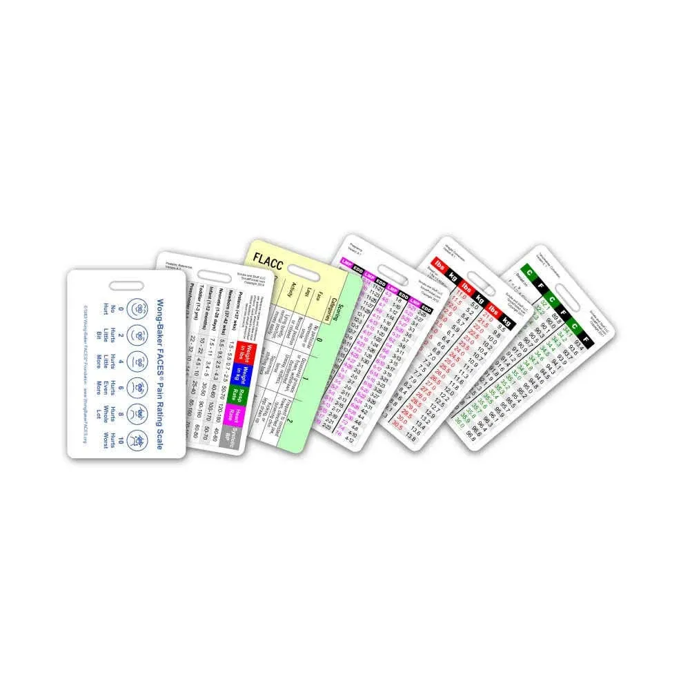 Mini Pediatric Set Vertical Badge Cards - 6 Cards