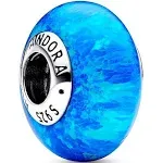 Pandora 791691C02 Opalescent Ocean Deep Blue Charm